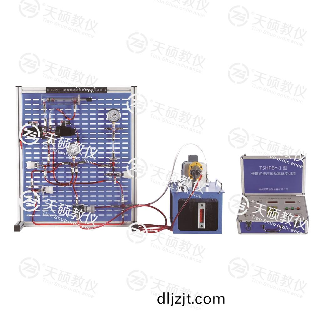 TSHPBY-1型(xing) 便(bian)攜(xie)式液壓傳(chuan)動基(ji)礎(chu)實(shi)訓(xun)箱