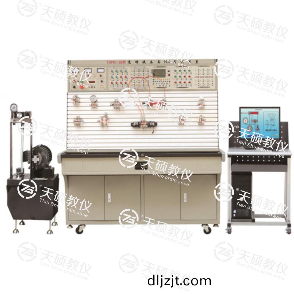 TSHPYP-1型 透(tou)明液(ye)壓(ya)與PLC實(shi)訓(xun)裝(zhuang)寘