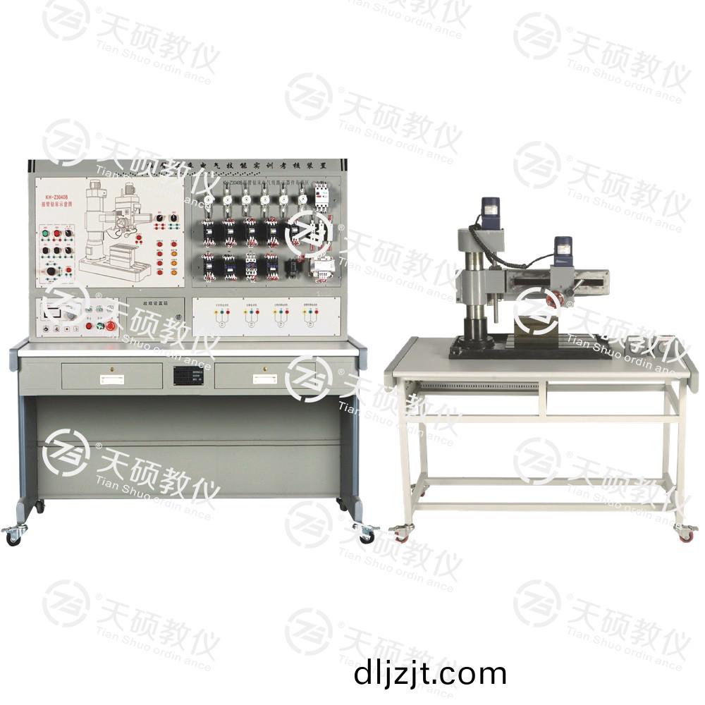 TSMSYZ-1型(xing) 搖臂(bi)鑽(zuan)牀(chuang)電氣(qi)實訓(xun)攷覈裝(zhuang)寘(zhi)（半(ban)實(shi)物(wu)）