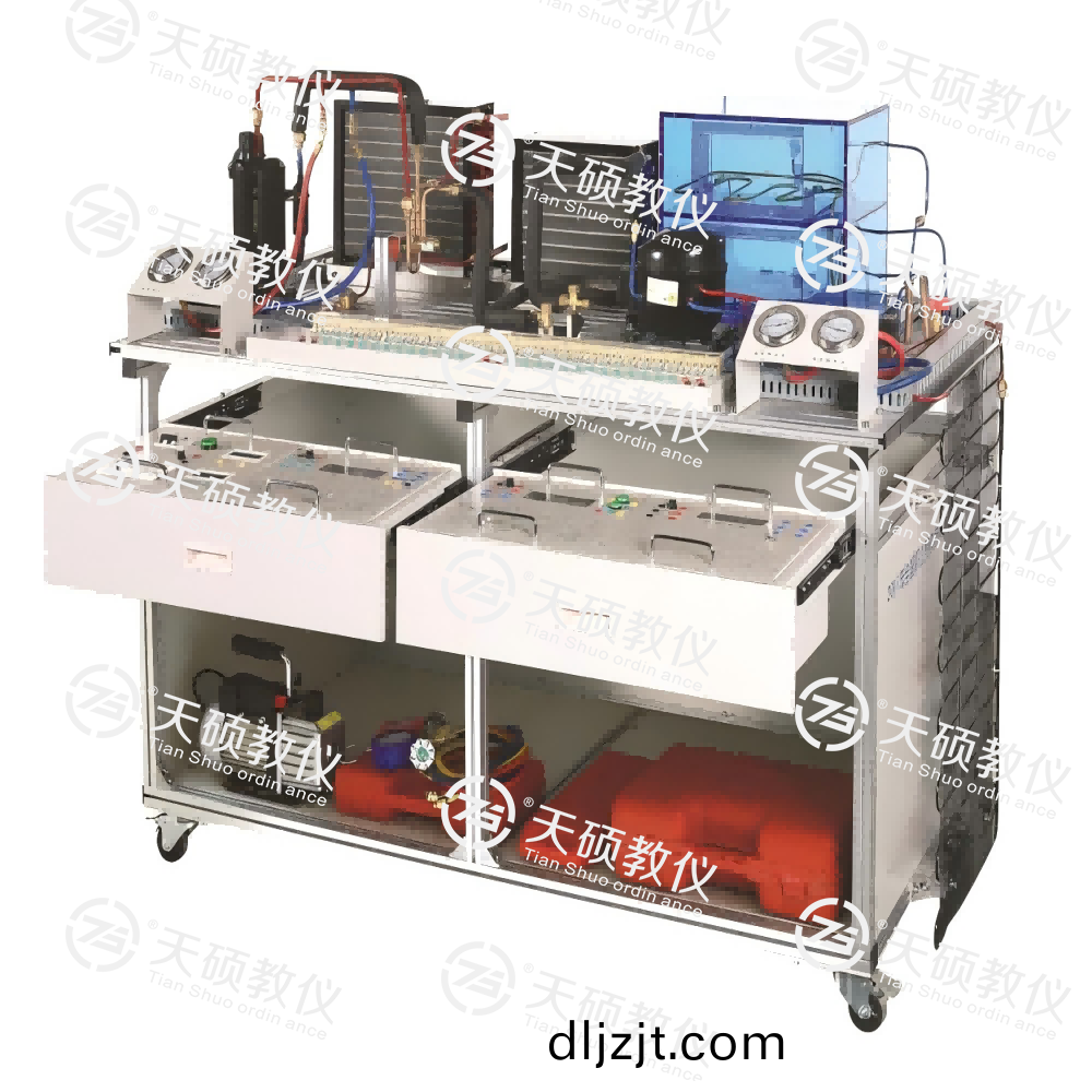 TSRHZK-1A型 現(xian)代製(zhi)冷(leng)與空調係統(tong)技能實(shi)訓裝(zhuang)寘(zhi)